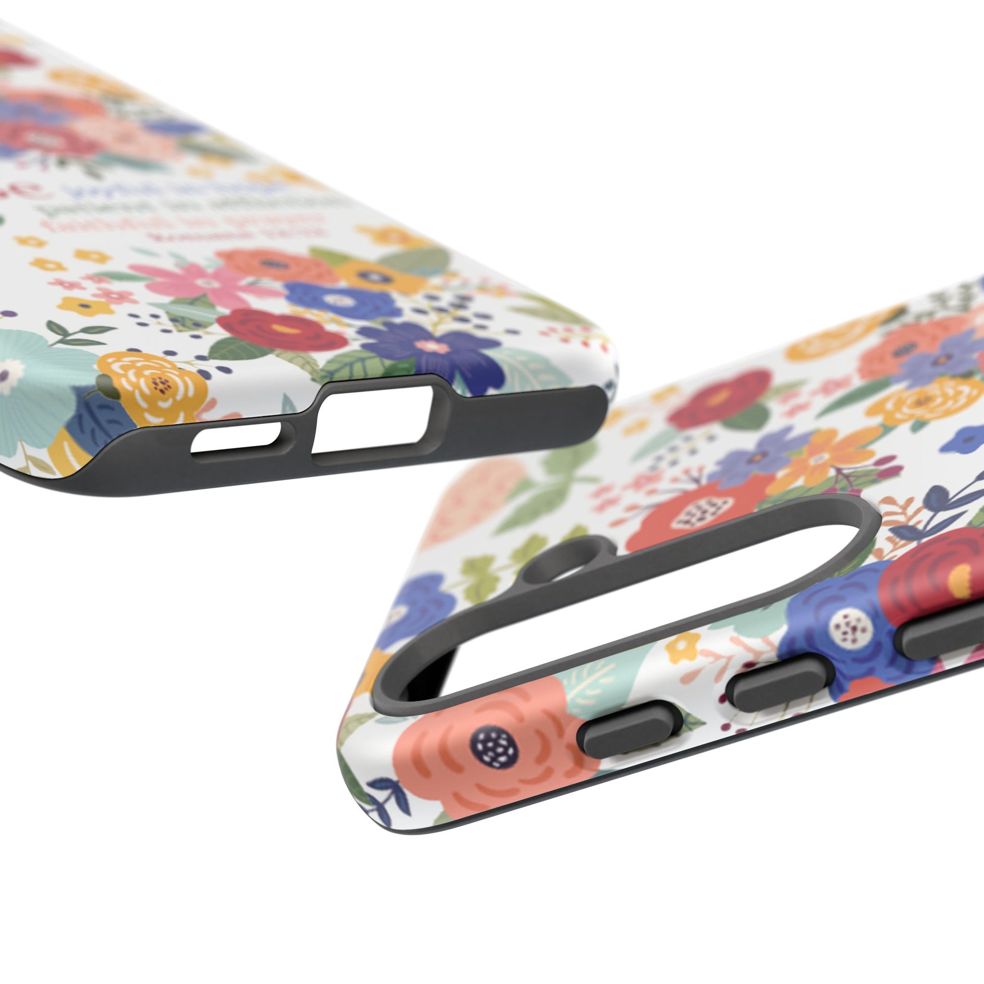 Be Joyful Floral Christian Tough Samsung Phone Case - Amazing Faith Designs