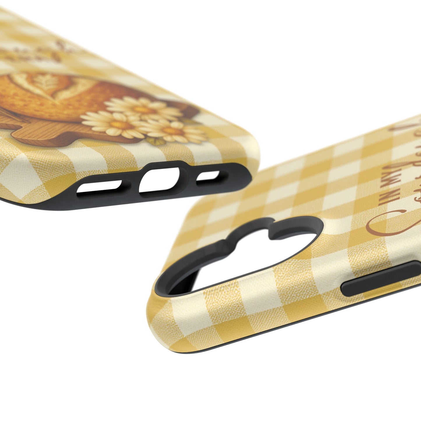 Sourdough Era Yellow Check MagSafe iPhone Case - Amazing Faith Designs