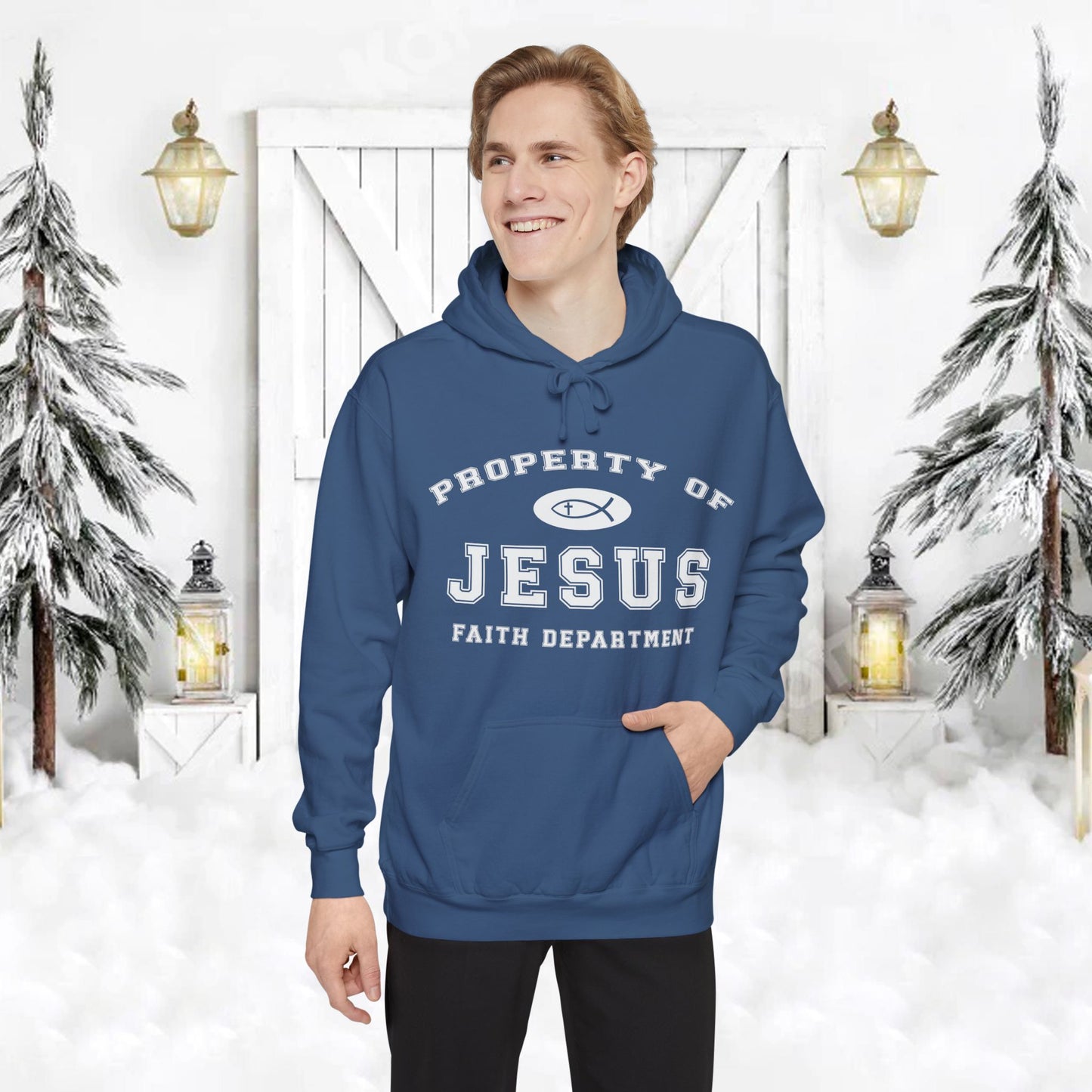 Property of Jesus Christian Hoodie - Amazing Faith Designs