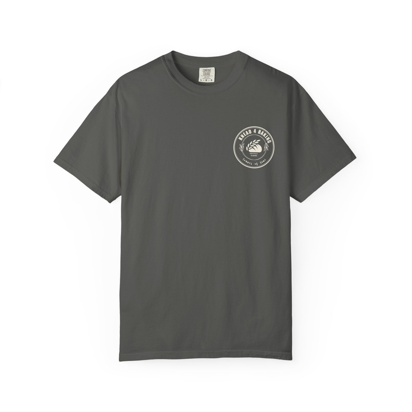 Custom Logo Comfort Colors Shirt with back print - Amazing Faith Designs