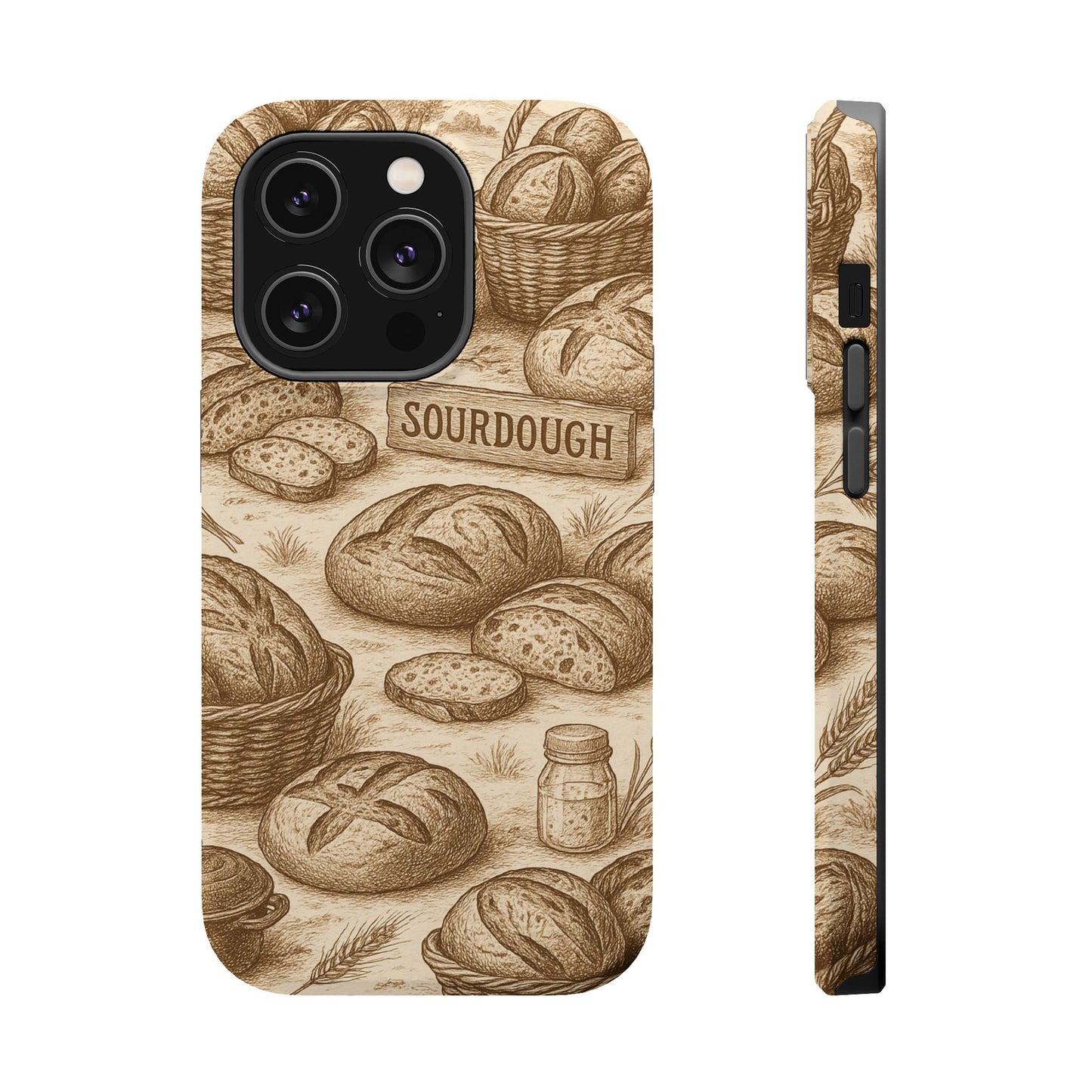 Sourdough Toile MagSafe Tough Phone Case - Amazing Faith Designs