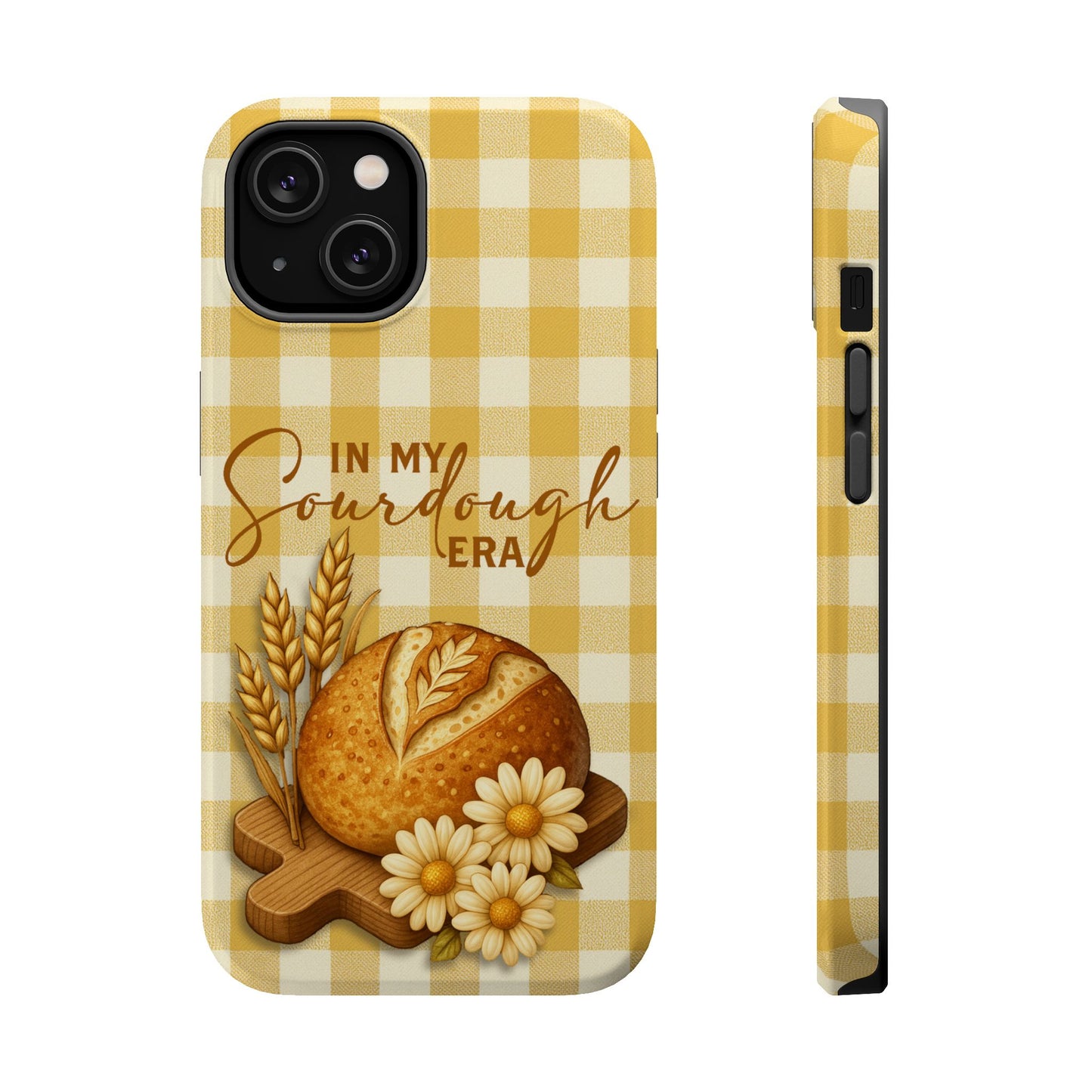 Sourdough Era Yellow Check MagSafe iPhone Case - Amazing Faith Designs
