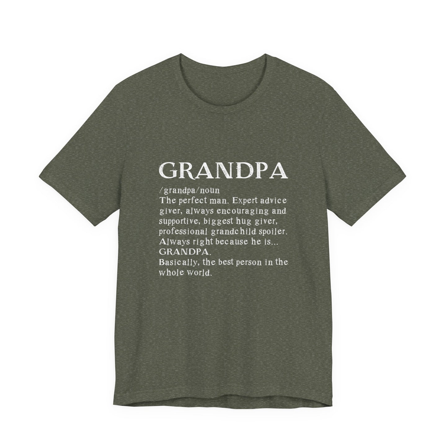 Grandpa Definition Men's T-shirt - Amazing Faith Designs