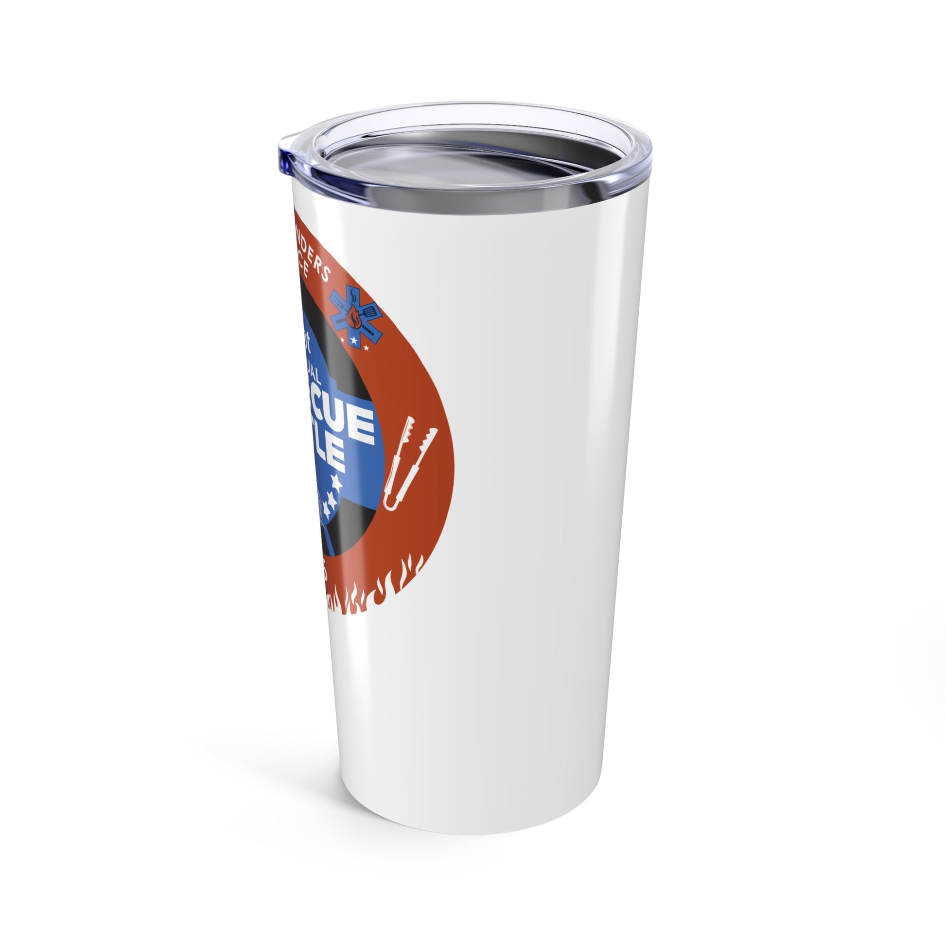 2nd Place First Responders Barbecue Battle Tumbler, 20oz Insulated Travel Mug - Amazing Faith Designs