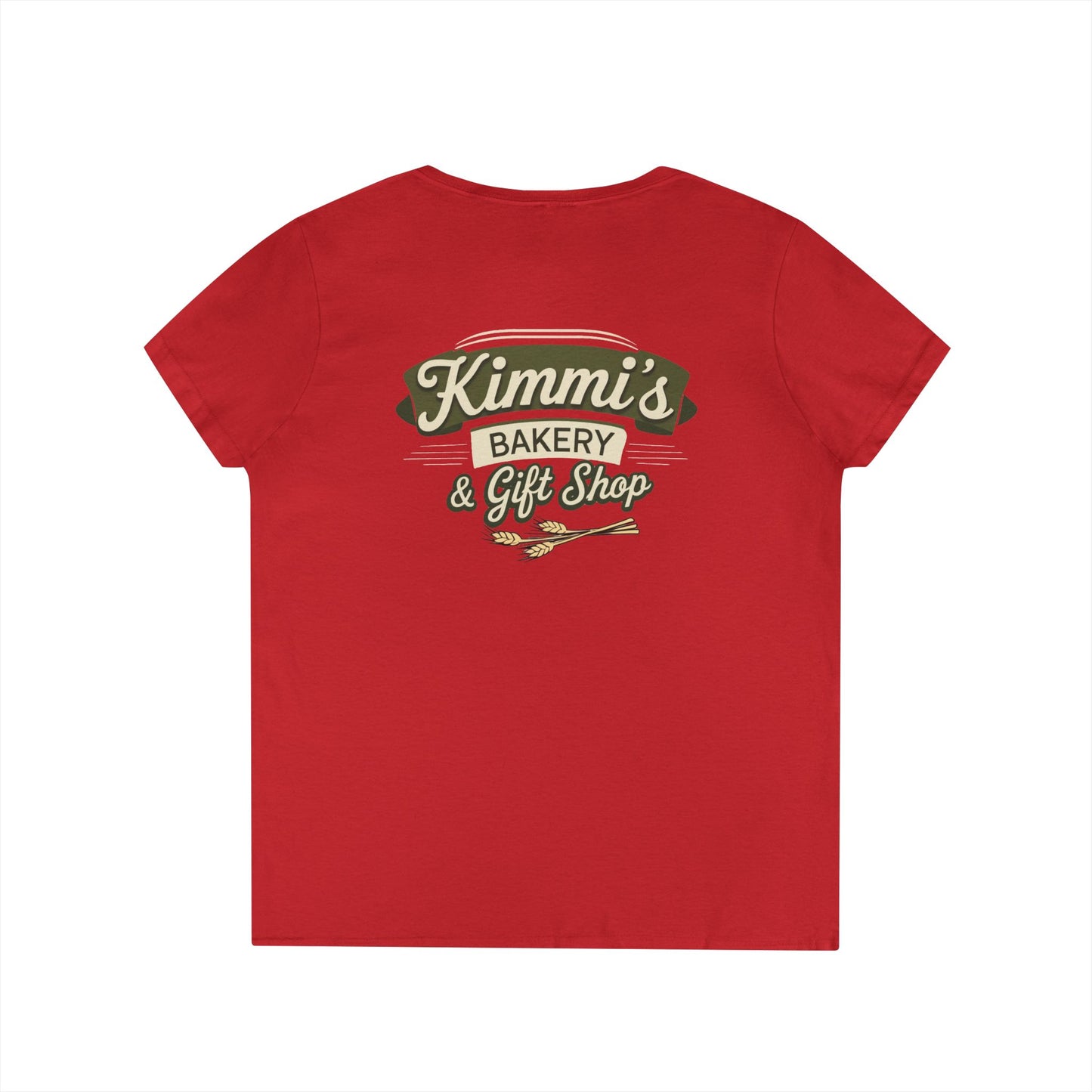 All You Knead is Sourdough Bakery V-Neck Shirt - Logo on Back - Amazing Faith Designs