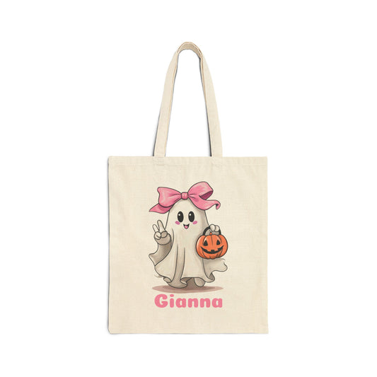 Ghost Halloween Trick or Treat Bag - Amazing Faith Designs