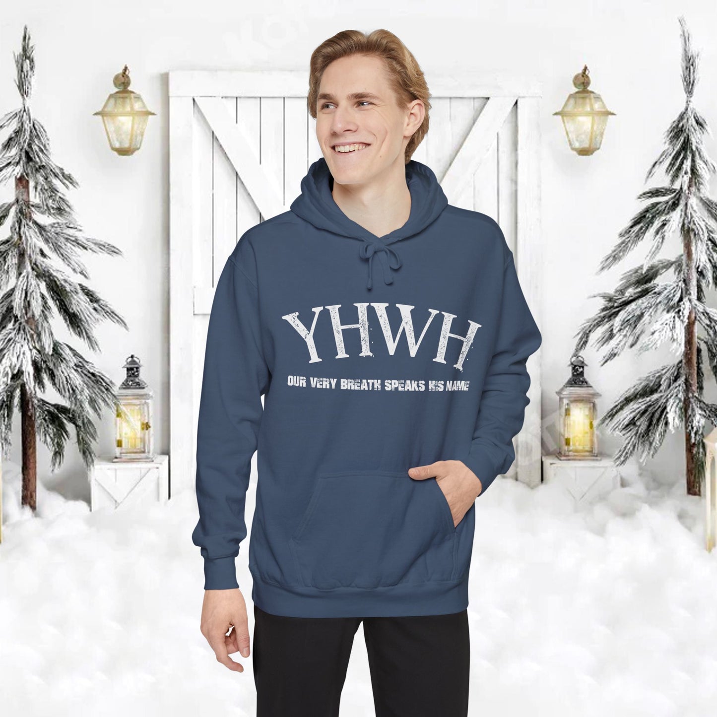 YHWH Name of God Christian Hoodie - Amazing Faith Designs