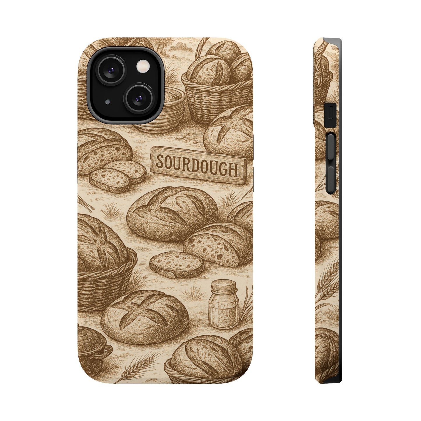 Sourdough Toile MagSafe Tough Phone Case - Amazing Faith Designs