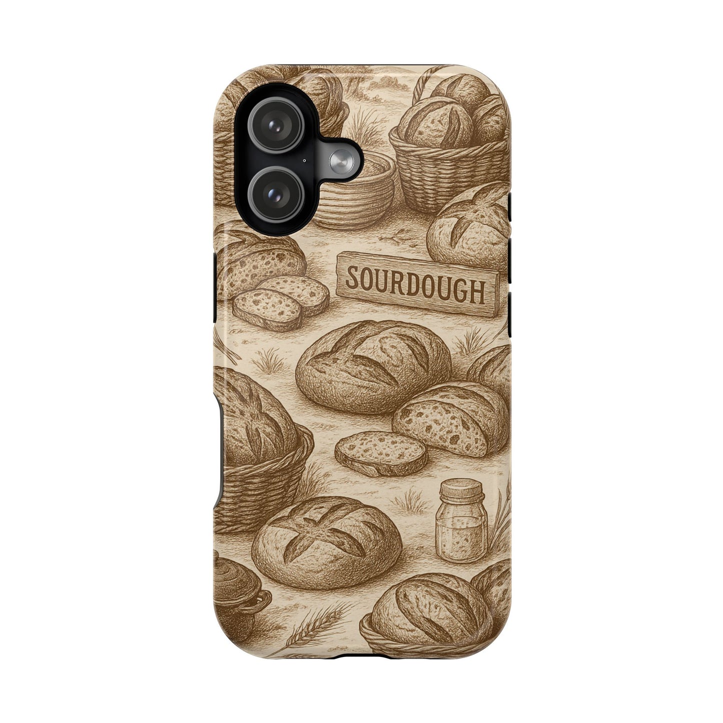Sourdough Toile MagSafe Tough Phone Case - Amazing Faith Designs