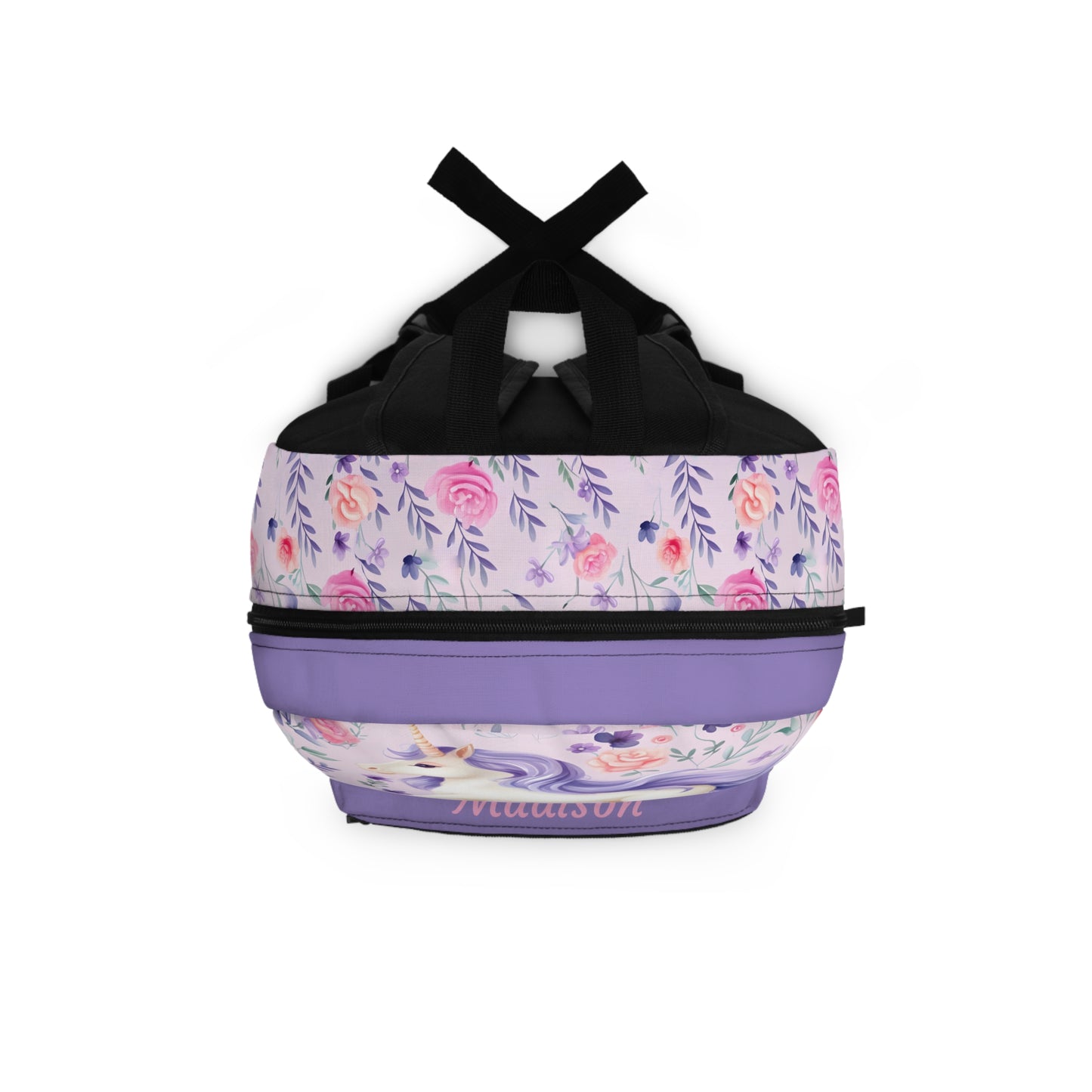 Unicorn Floral Personalized Backpack - Amazing Faith Designs