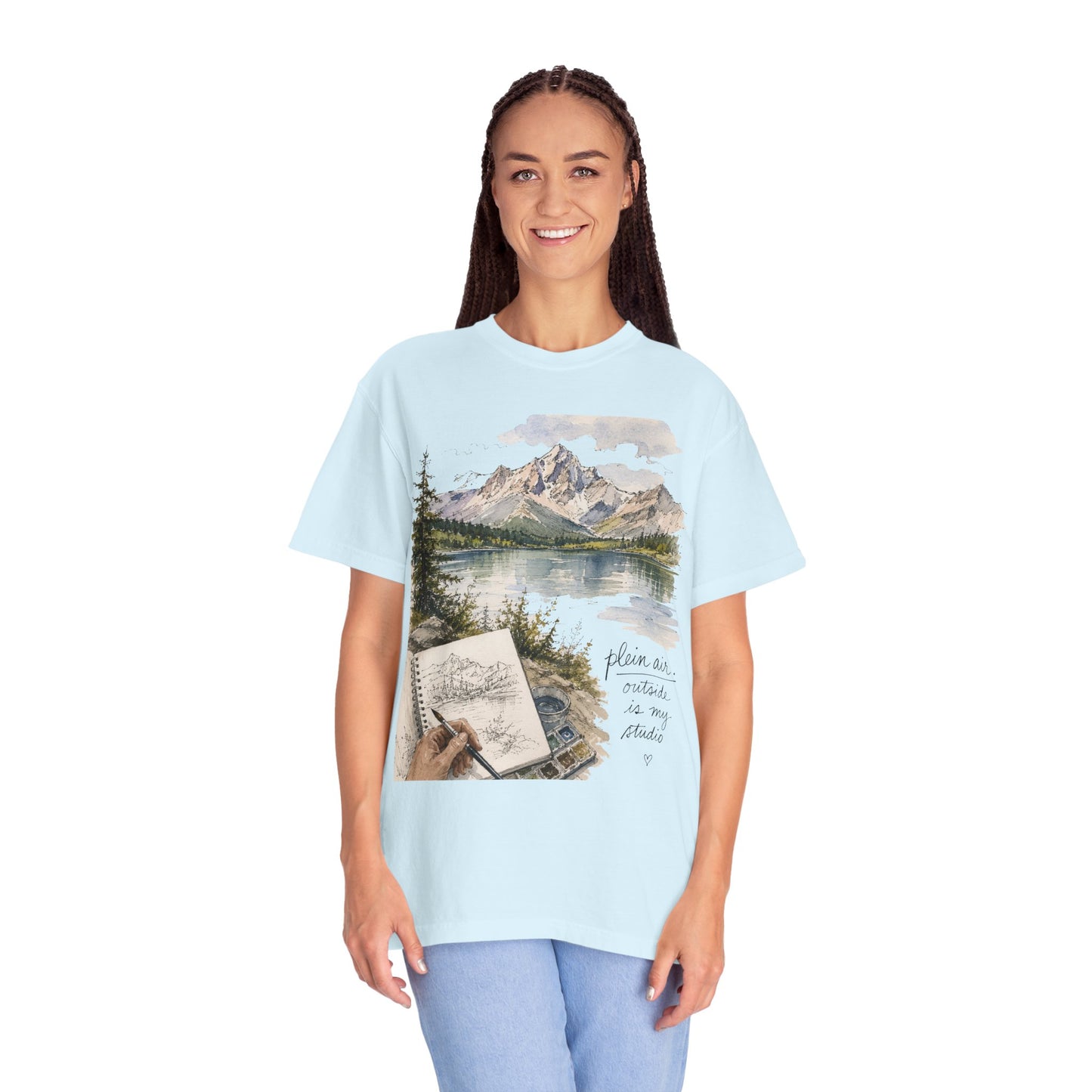Plein Air Watercolor Artist T-Shirt
