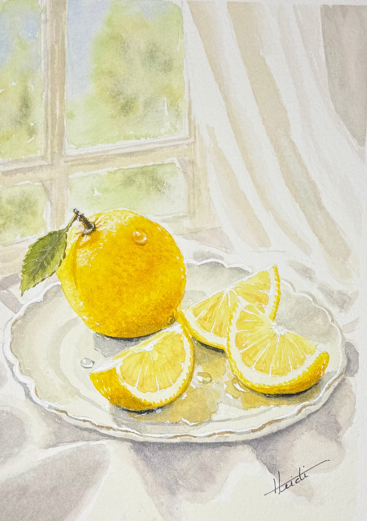 Lemons | Original Watercolor & Prints