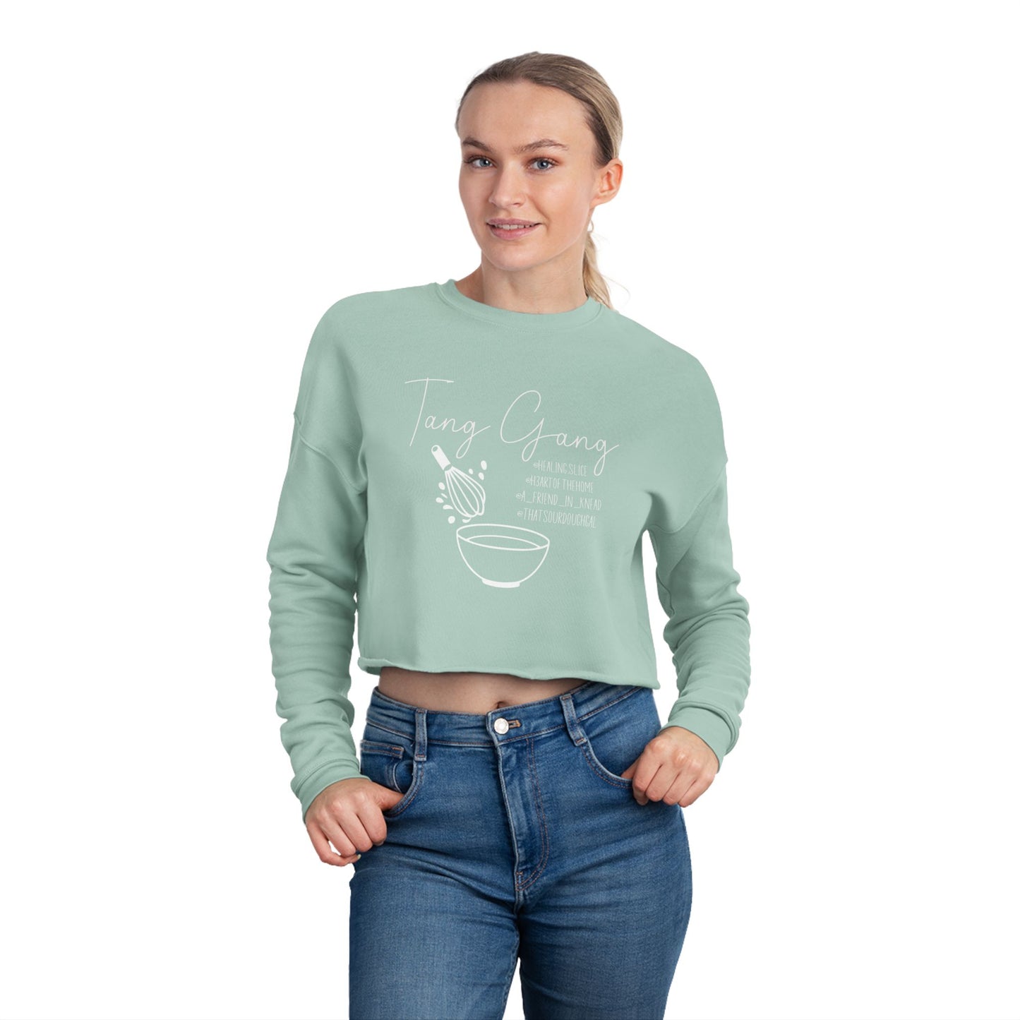 Tang Gang Sourdough Crop Sweatshirt - Amazing Faith Designs