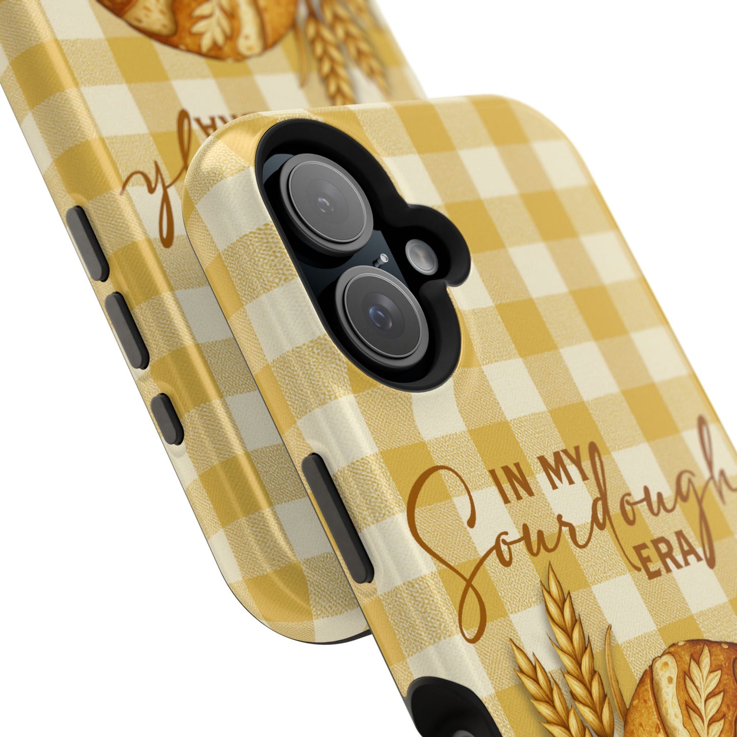 Sourdough Era Yellow Check MagSafe iPhone Case - Amazing Faith Designs