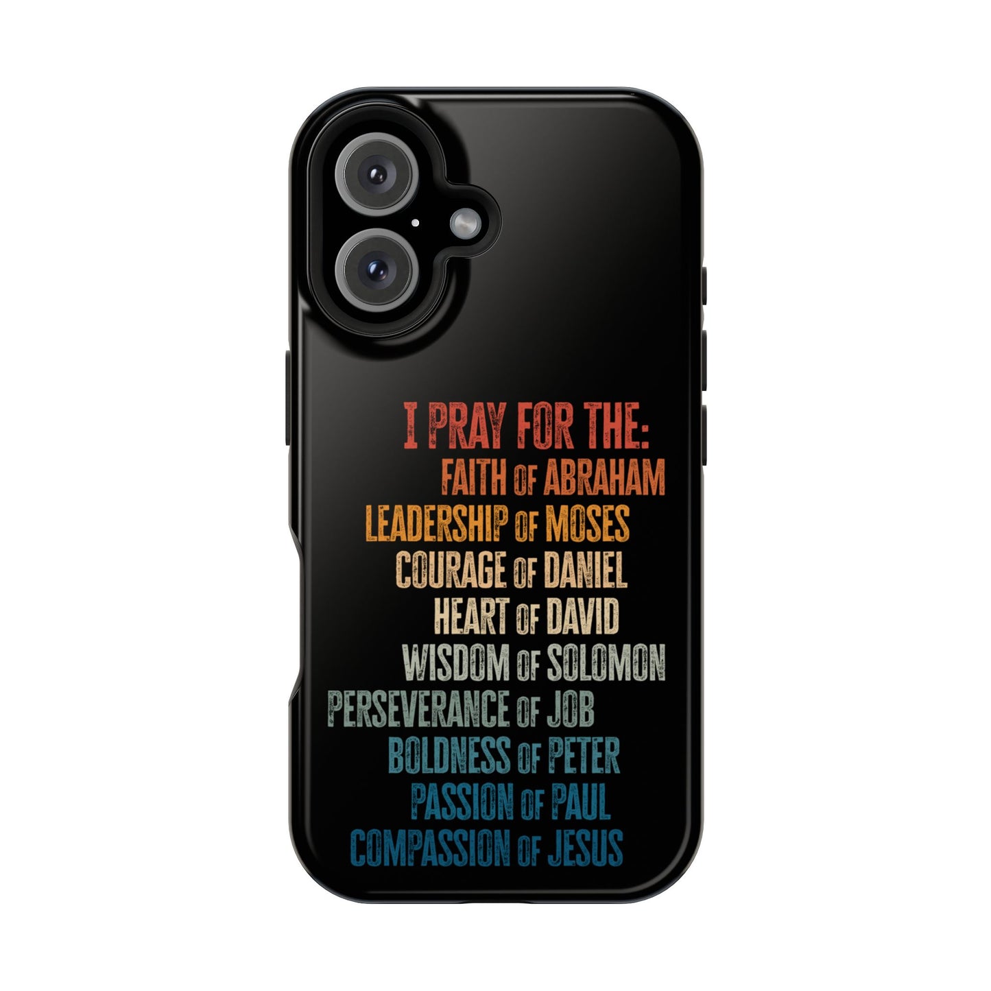 Men of Faith Christian MAGSAFE Phone Case | iPhone 17, 16, 15, 14, 13 - Amazing Faith Designs