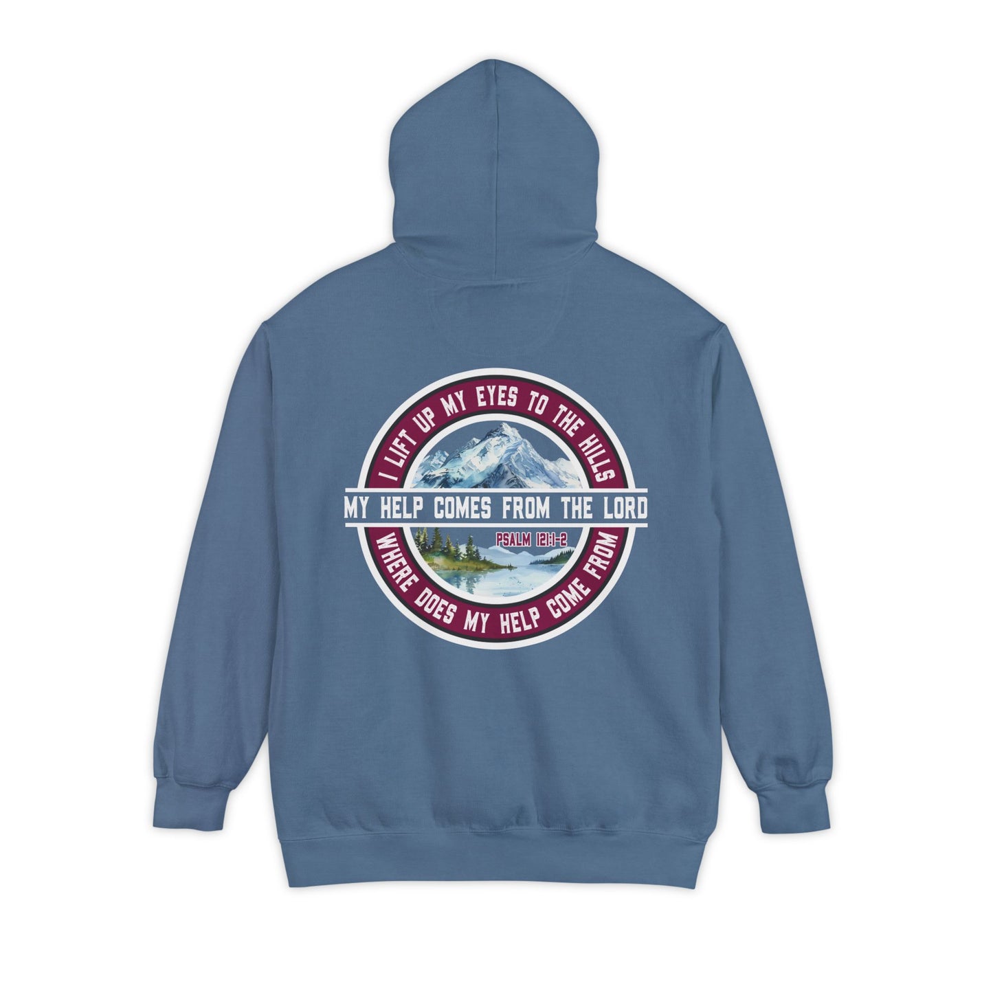 Psalm 121 Mountains Christian Hoodie - Amazing Faith Designs