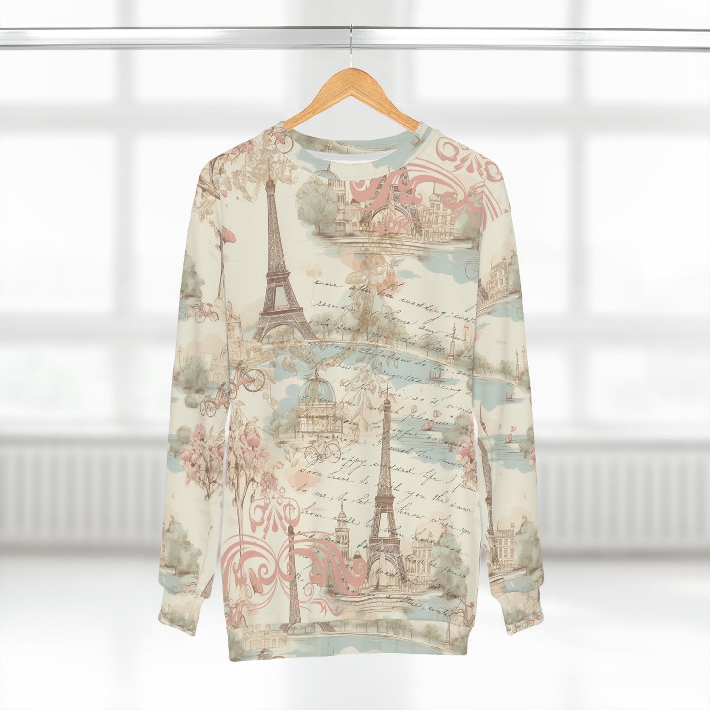 Vintage Paris France Women's Sweatshirt - Amazing Faith Designs