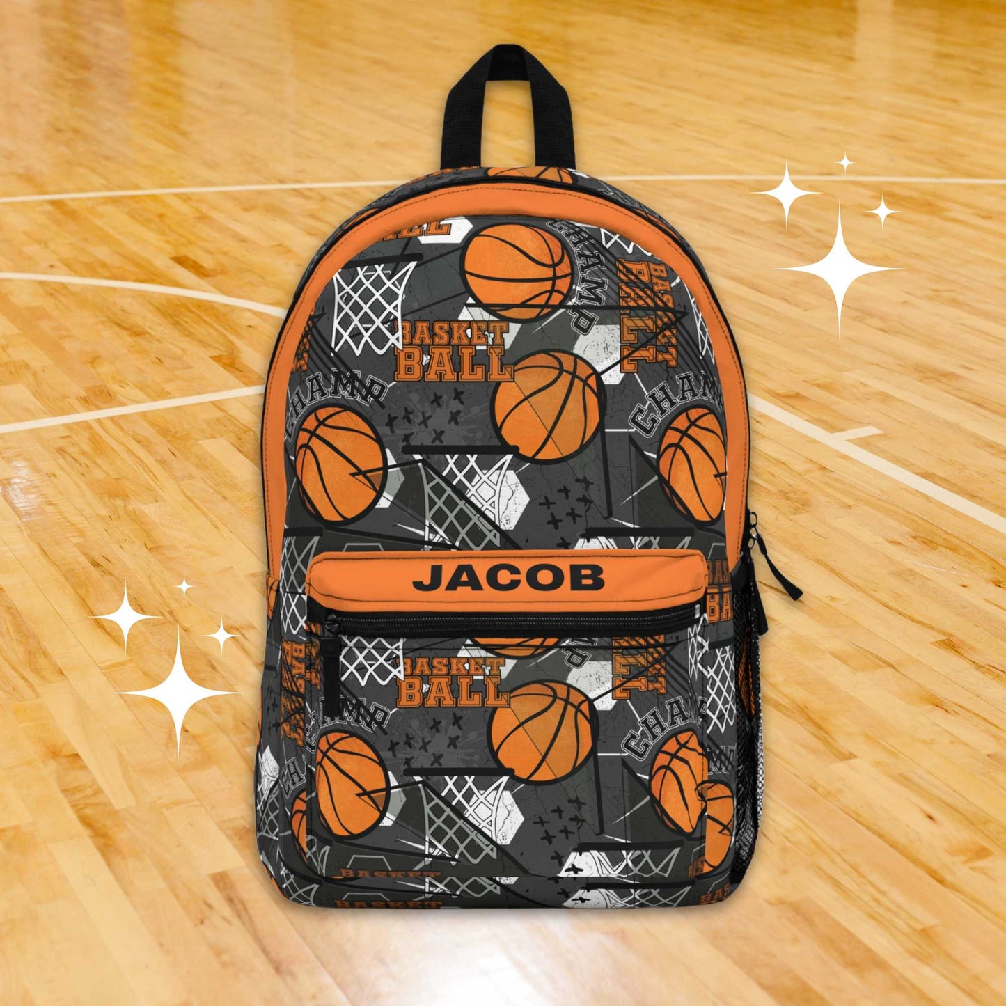 Basketball Personalized Backpack - Amazing Faith Designs
