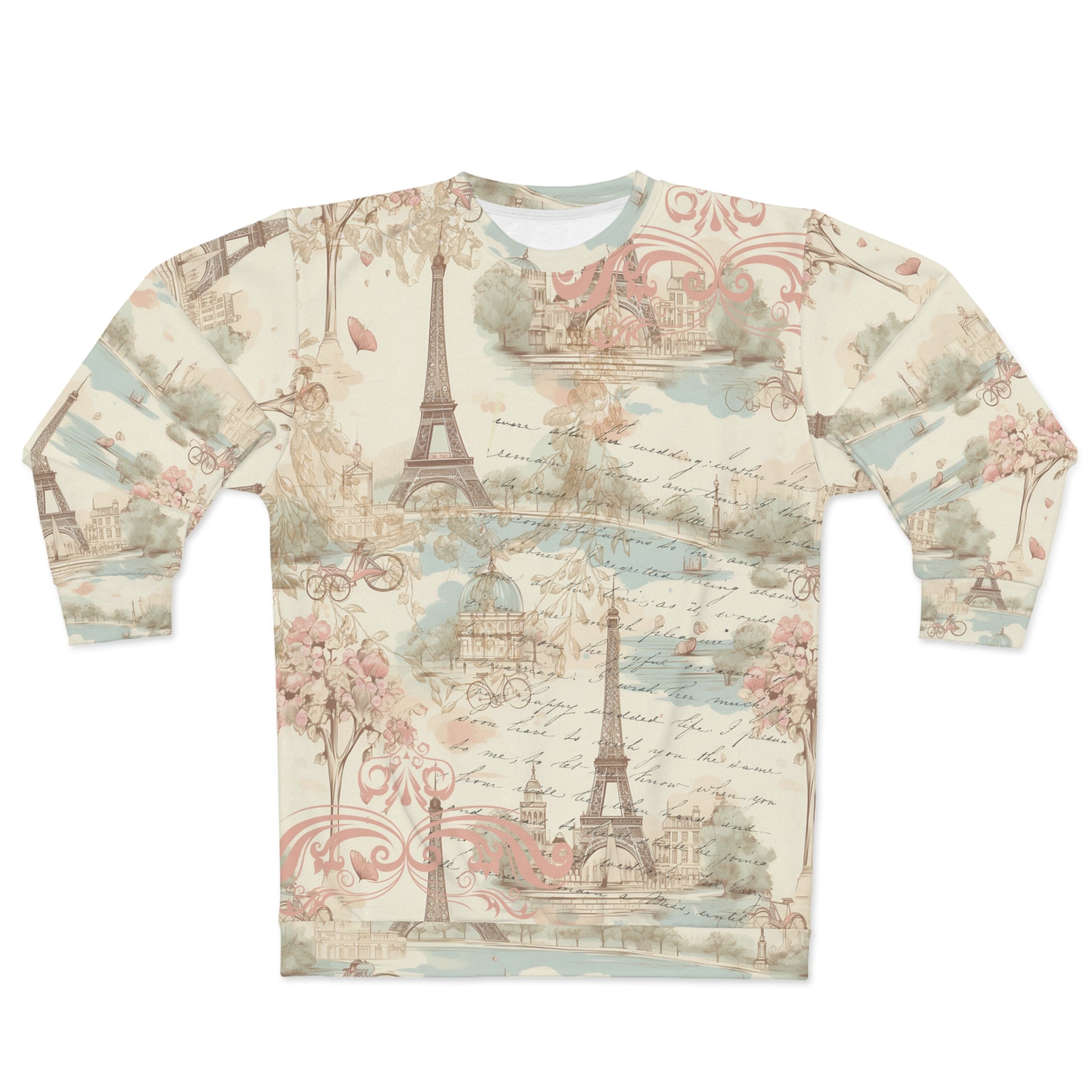 Vintage Paris France Women's Sweatshirt - Amazing Faith Designs