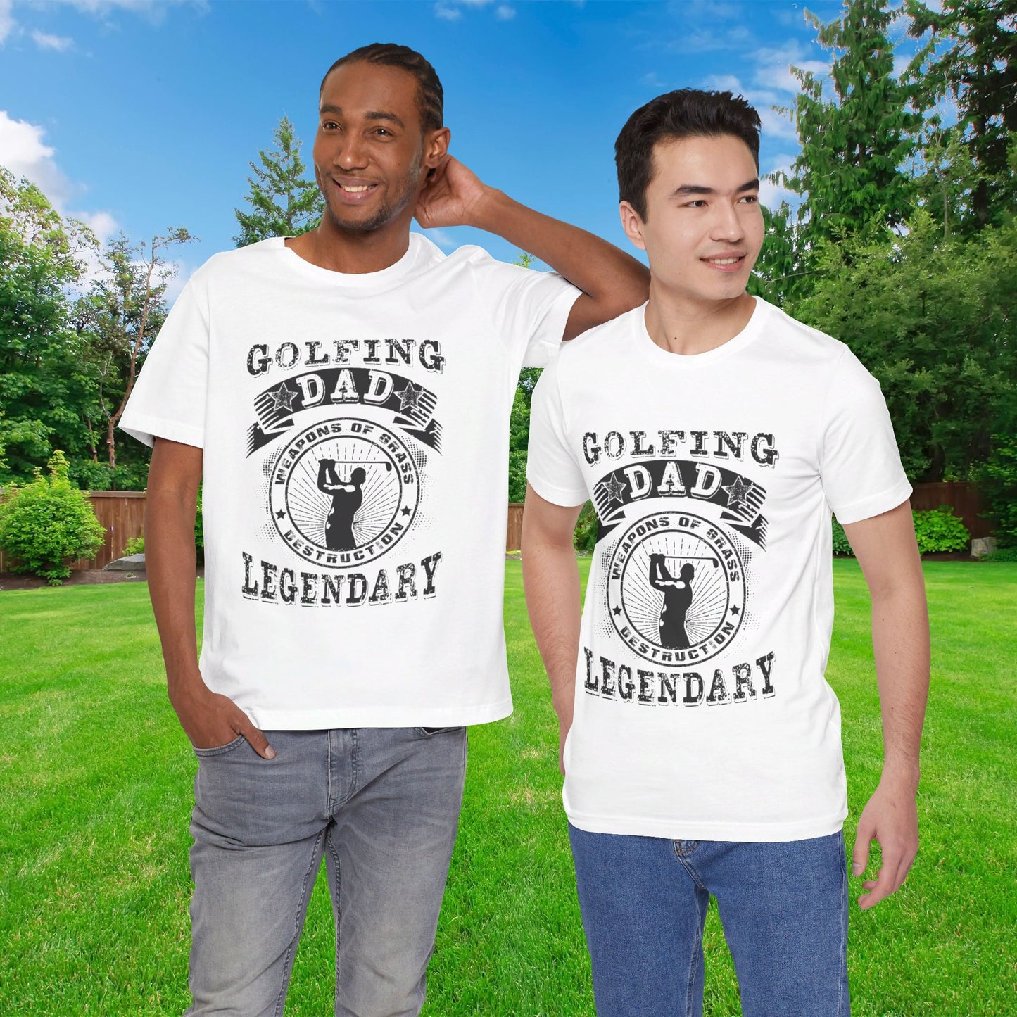 Golfing Dad Shirt - Amazing Faith Designs