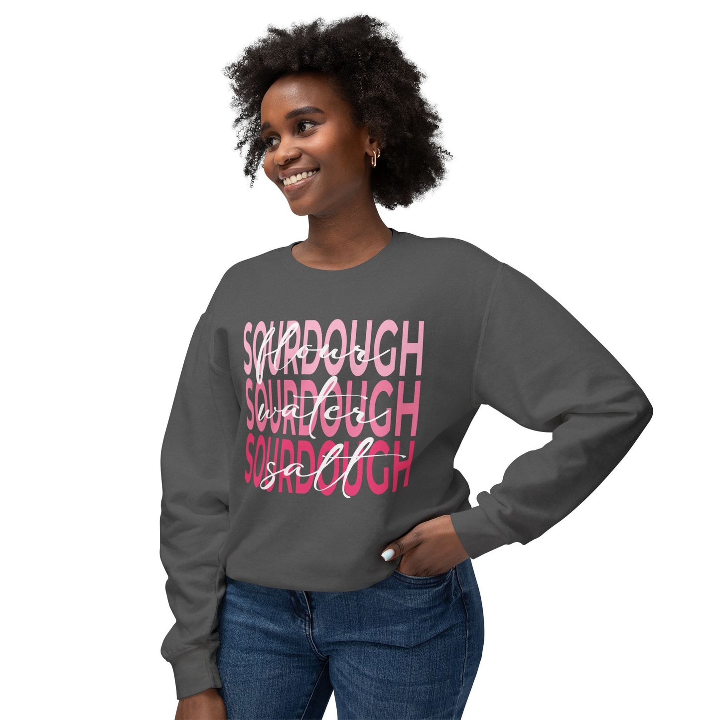 Sourdough Unisex Lightweight Crewneck Sweatshirt - Amazing Faith Designs