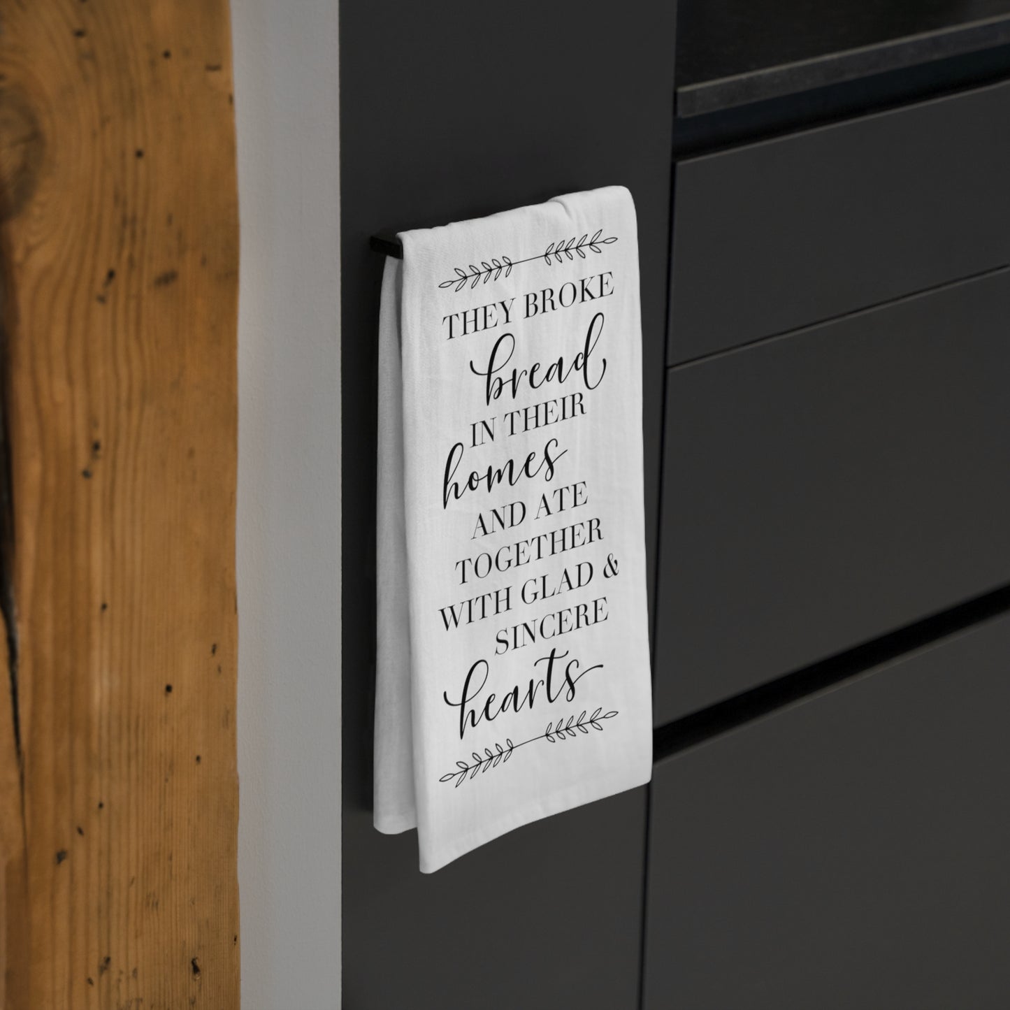 Break bread Scripture Tea Towel - Amazing Faith Designs