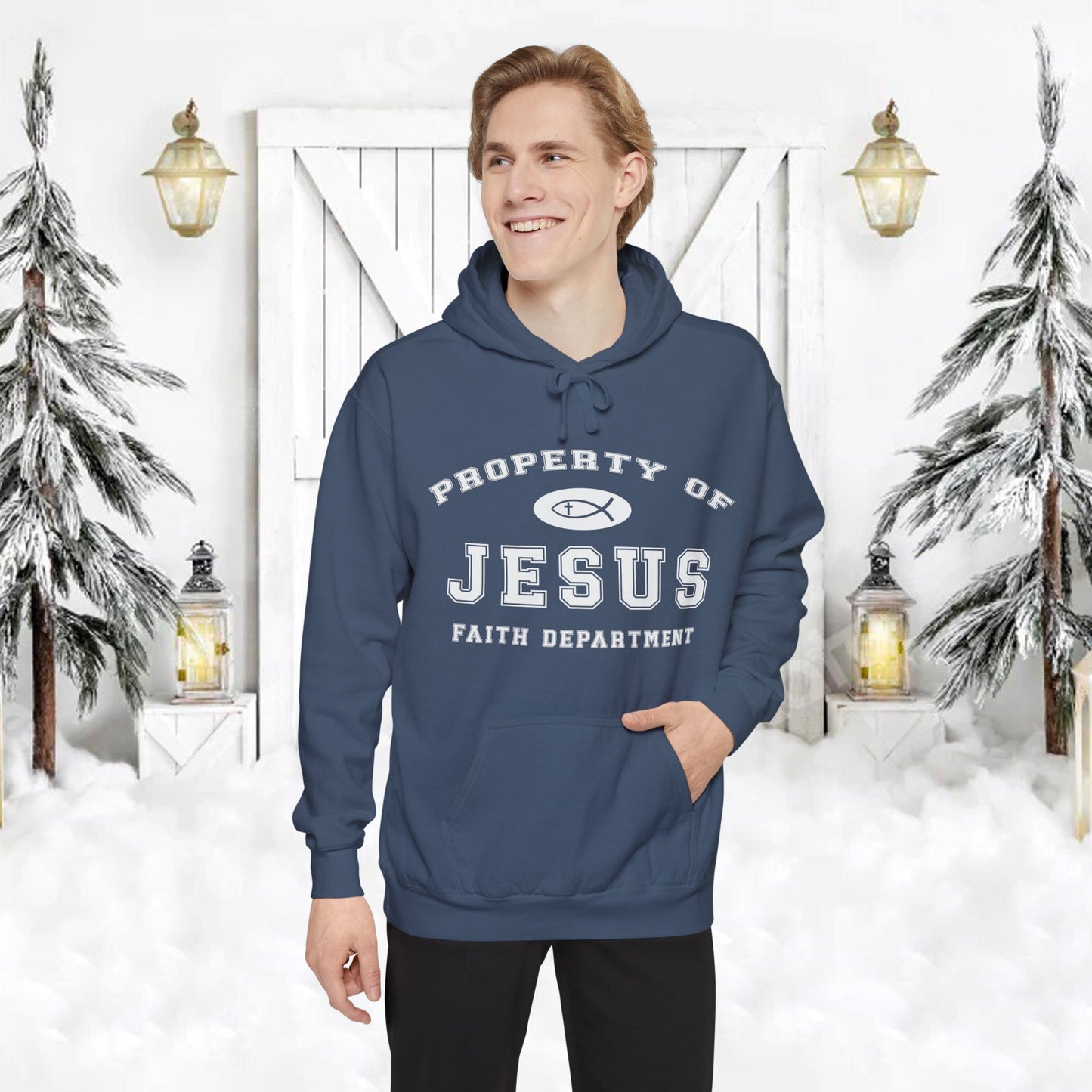 Property of Jesus Christian Hoodie - Amazing Faith Designs