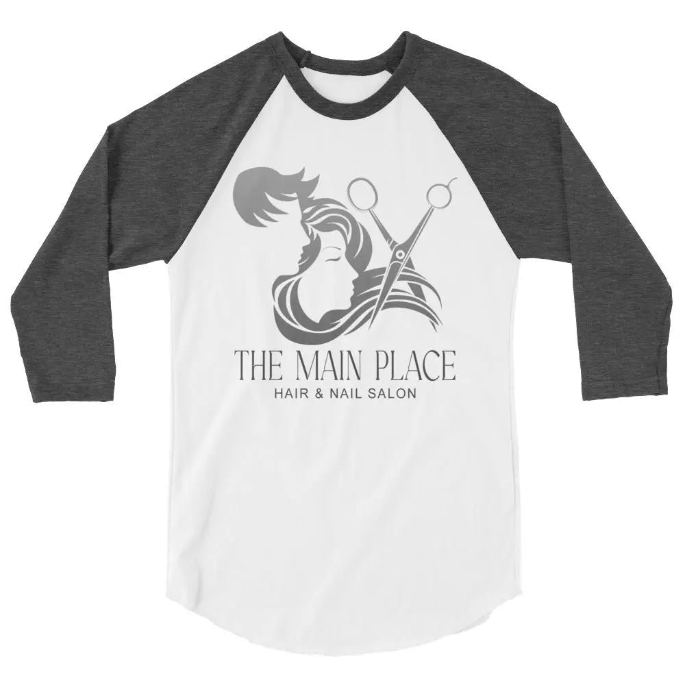 Hair Salon Personalized 3/4 sleeve raglan shirt Amazing Faith Designs