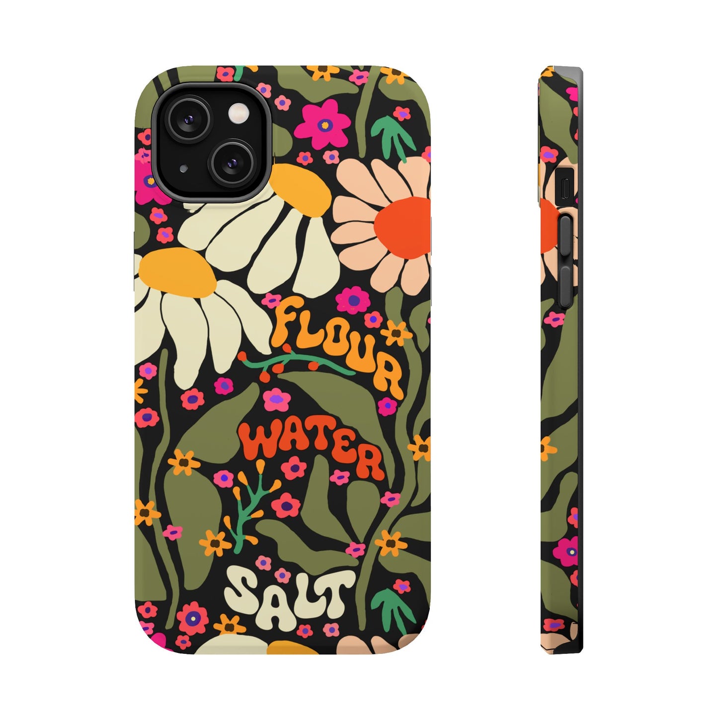 Flour Water Salt Floral MagSafe iPhone Case - Amazing Faith Designs