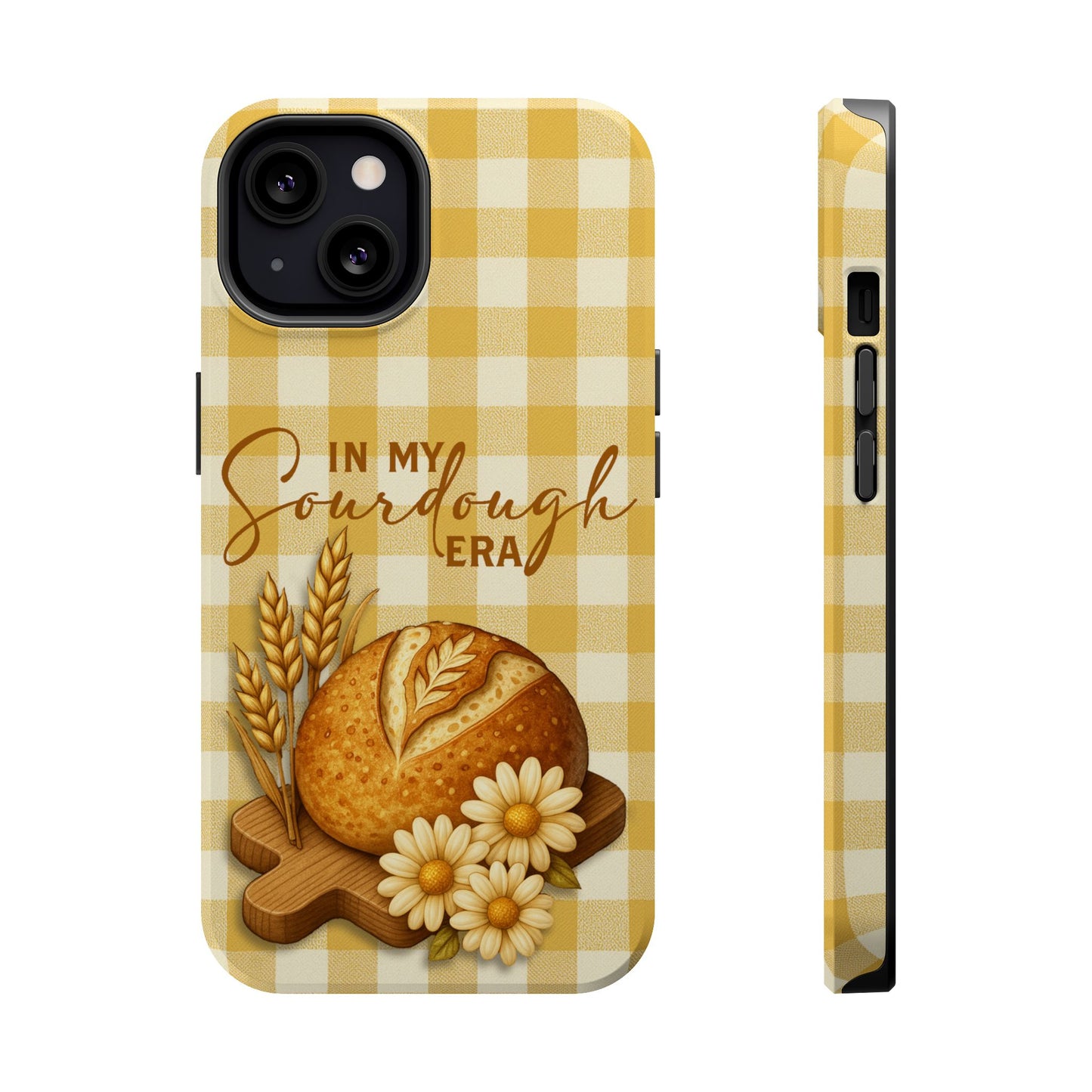 Sourdough Era Yellow Check MagSafe iPhone Case - Amazing Faith Designs