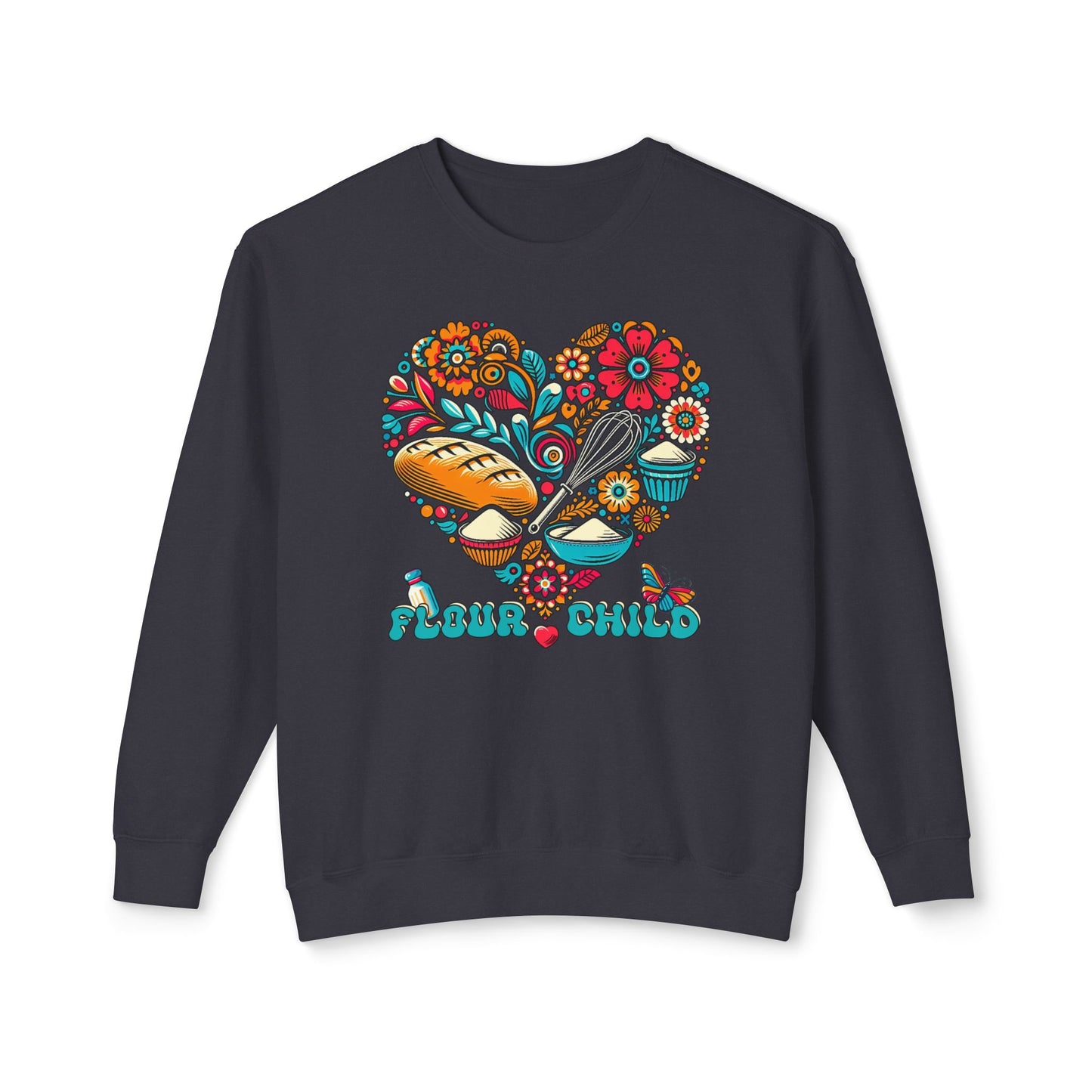 Flour Child Sourdough Retro Lightweight Sweatshirt - Amazing Faith Designs