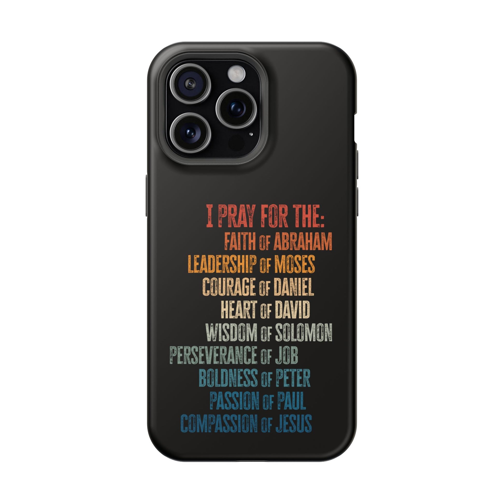 Men of Faith Christian MAGSAFE Phone Case | iPhone 17, 16, 15, 14, 13 - Amazing Faith Designs