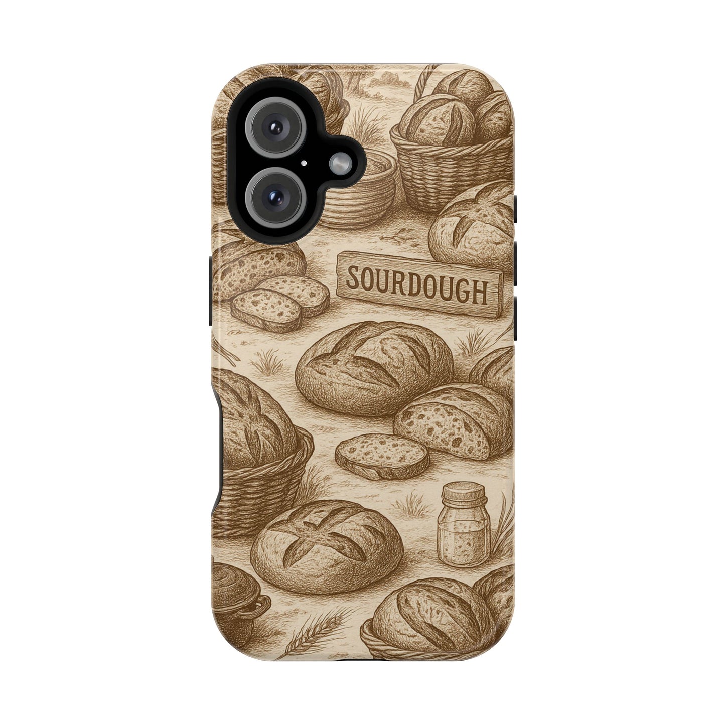 Sourdough Toile MagSafe Tough Phone Case - Amazing Faith Designs