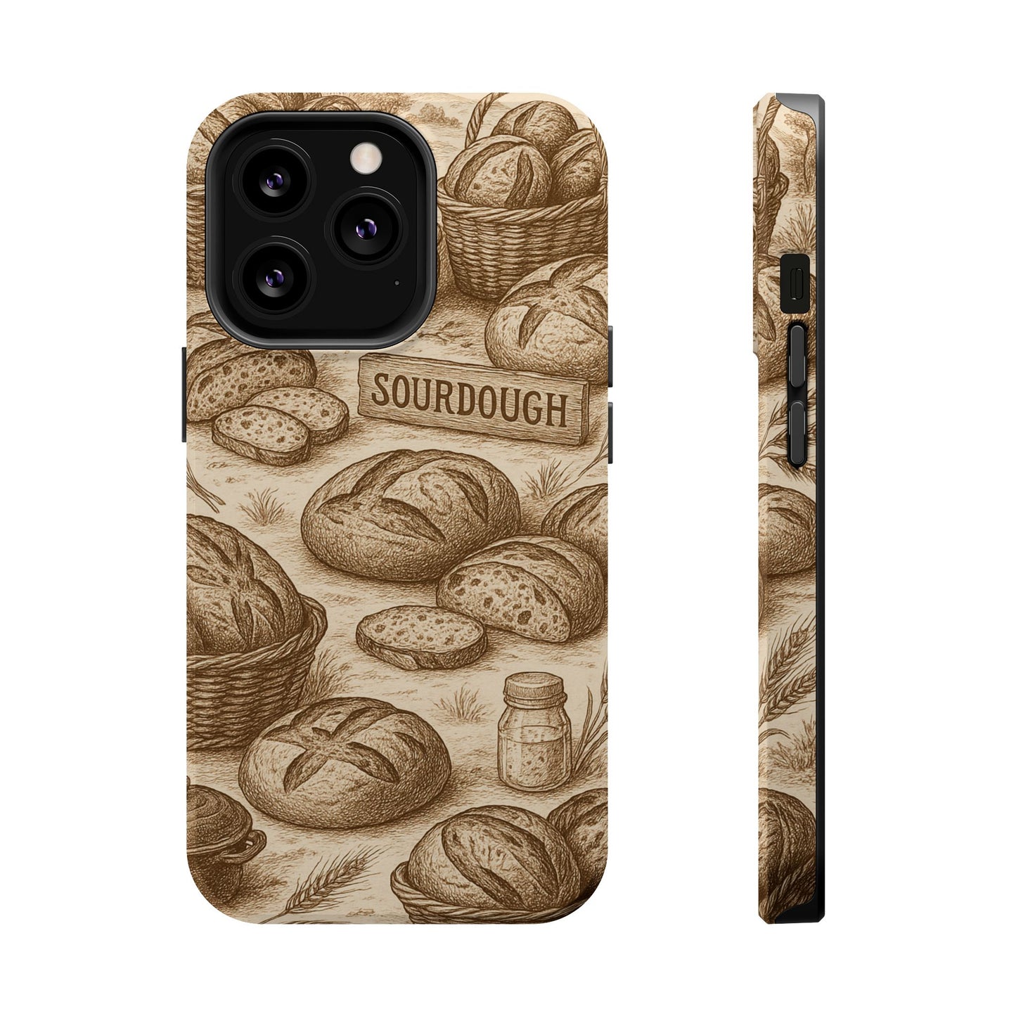 Sourdough Toile MagSafe Tough Phone Case - Amazing Faith Designs