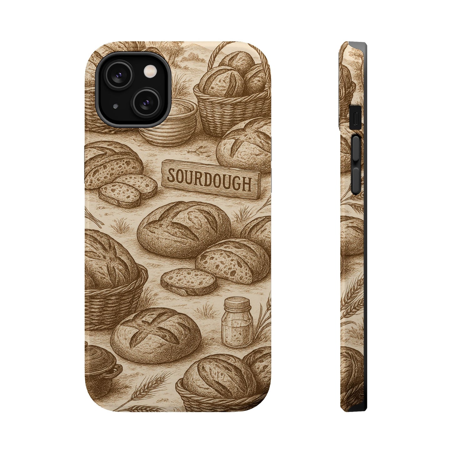 Sourdough Toile MagSafe Tough Phone Case - Amazing Faith Designs
