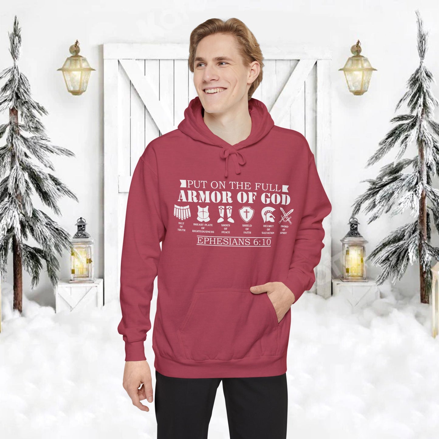 Armor of God Christian Hoodie - Amazing Faith Designs