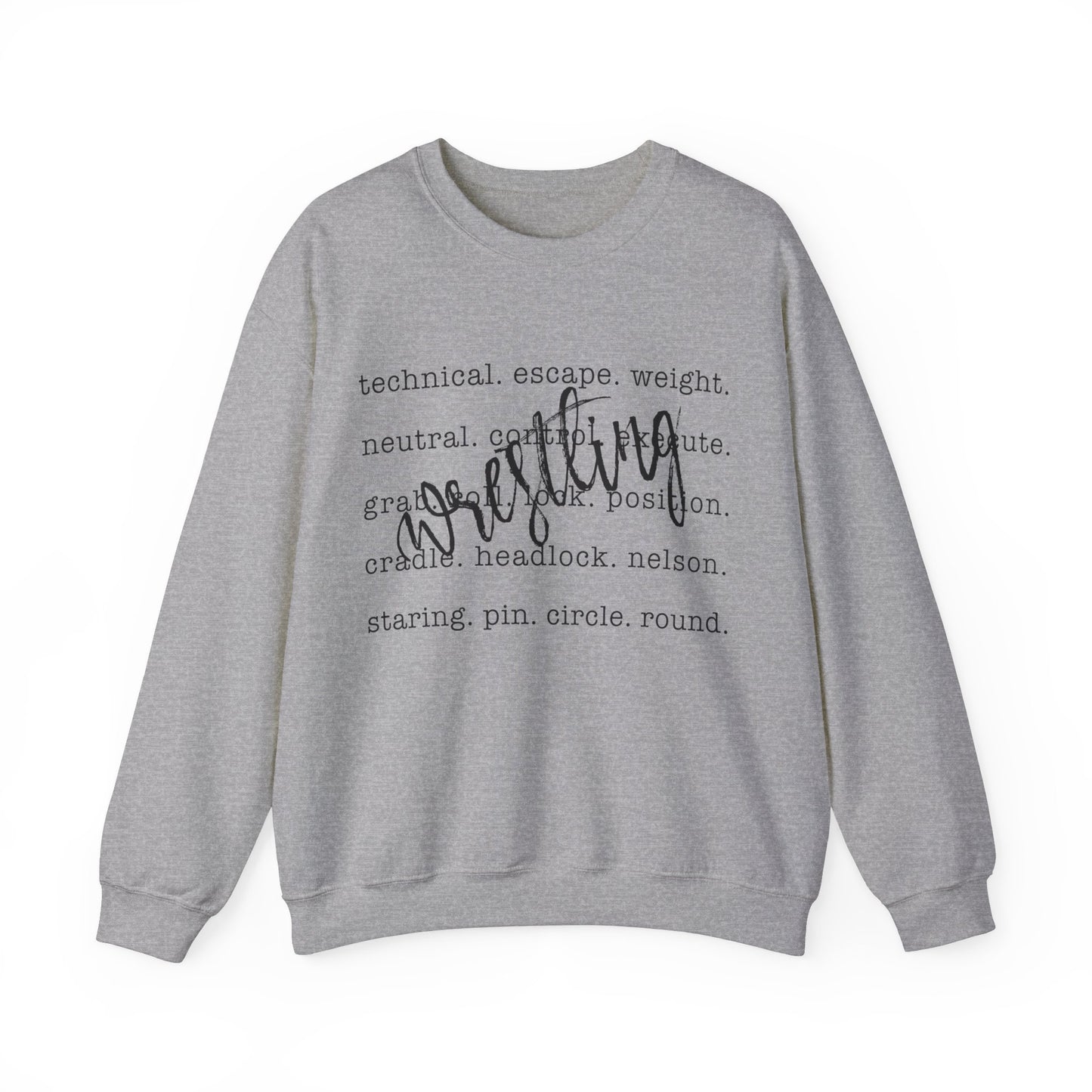 Wrestling Sports Sweatshirt - Amazing Faith Designs