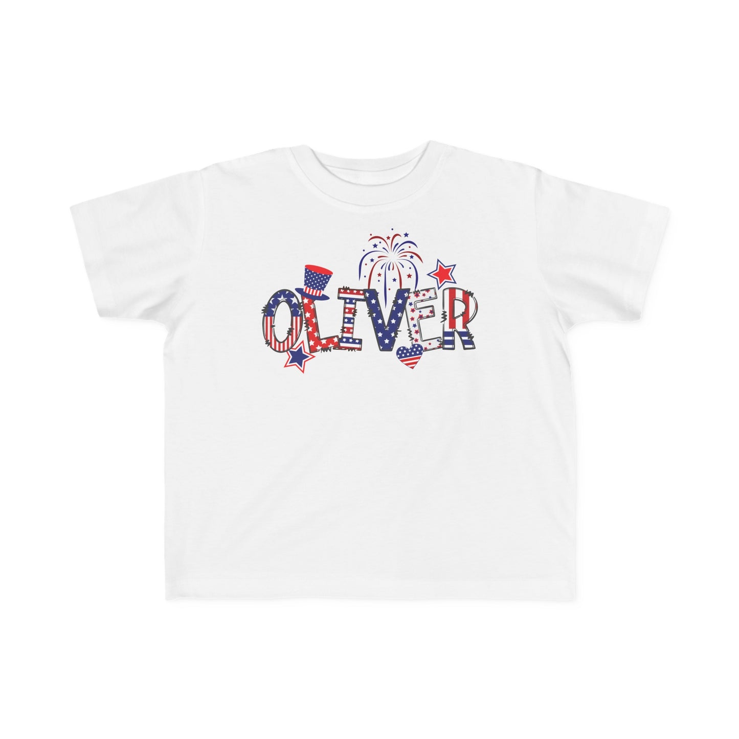 Fourth of July Personalized Toddler Shirt - Amazing Faith Designs