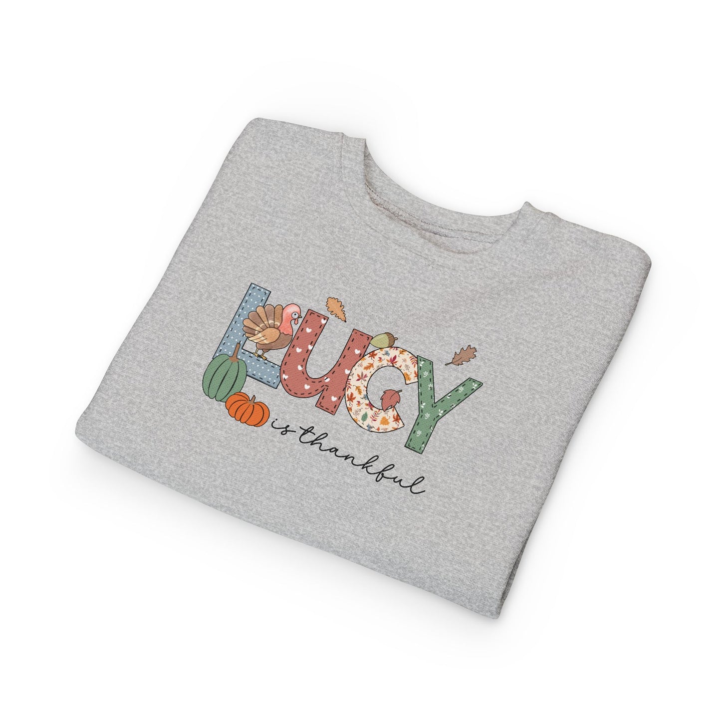 Personalized Toddler Thanksgiving Sweatshirt - Amazing Faith Designs