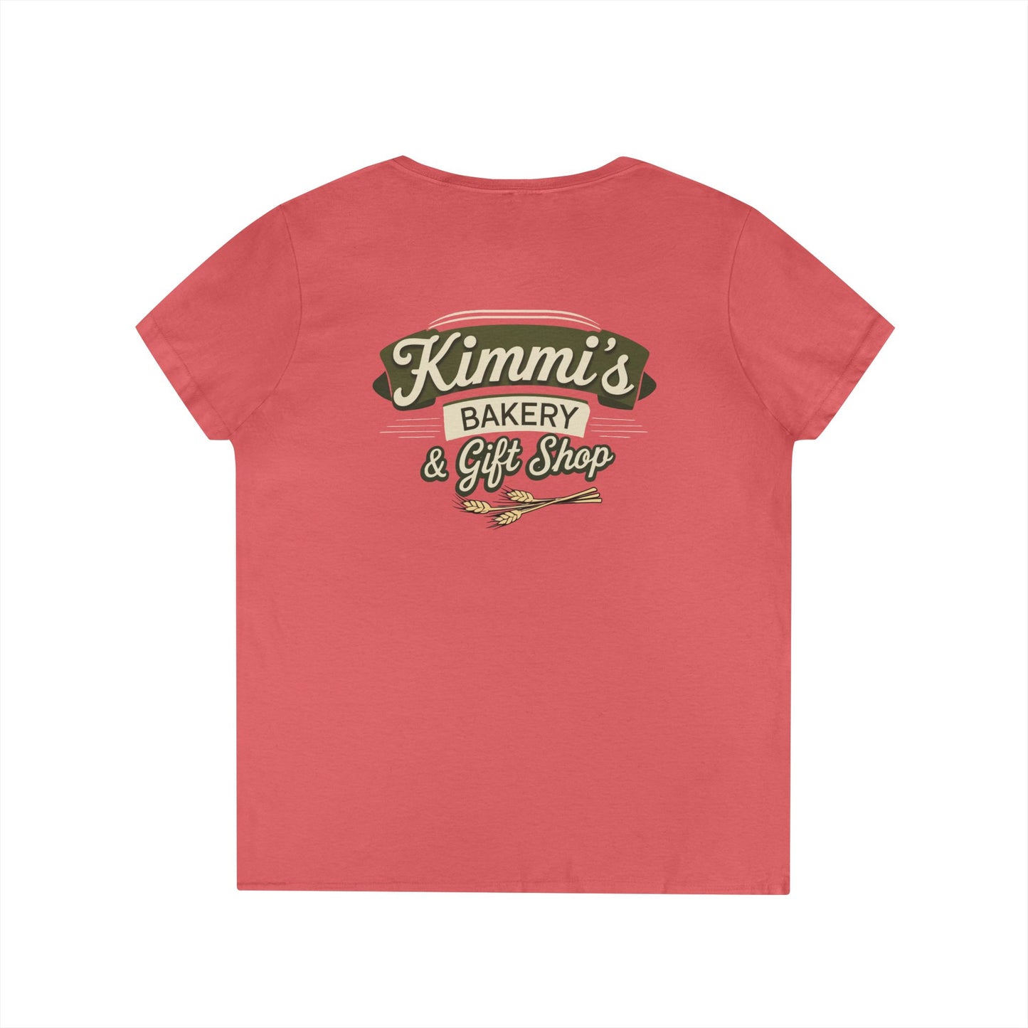 All You Knead is Sourdough Bakery V-Neck Shirt - Logo on Back - Amazing Faith Designs