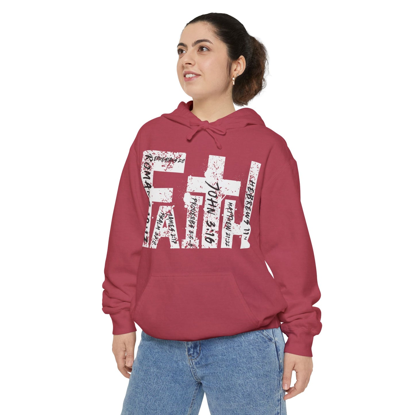 Faith Scripture Christian Hoodie - Amazing Faith Designs