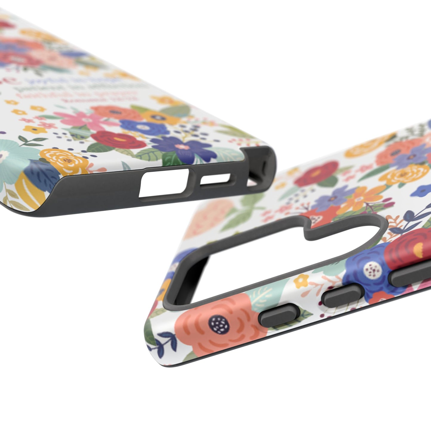 Be Joyful Floral Christian Tough Samsung Phone Case - Amazing Faith Designs