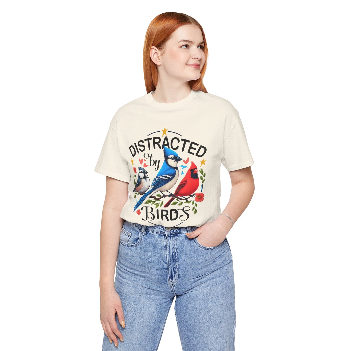 Distracted by Birds Unisex Shirt