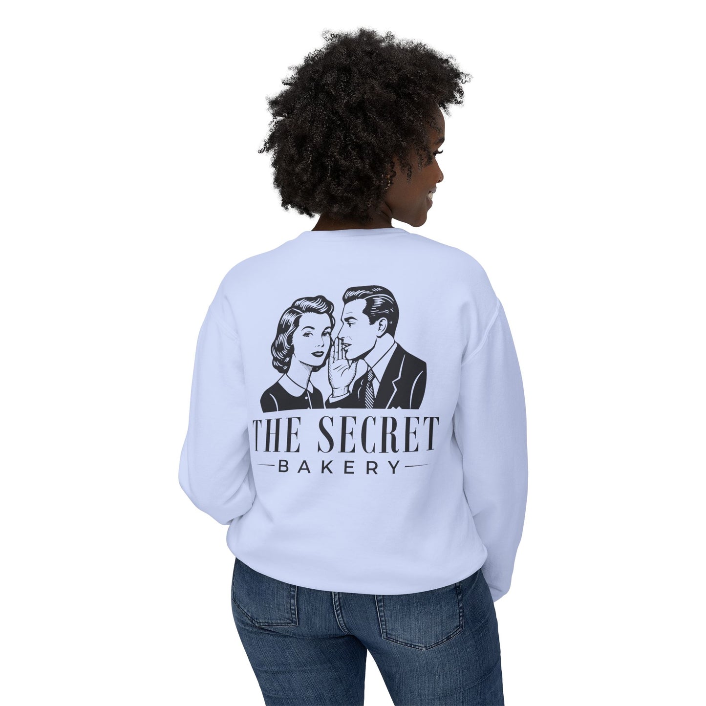 The Secret Bakery Crewneck Lightweight Sweatshirt - Comfort Colors - Amazing Faith Designs