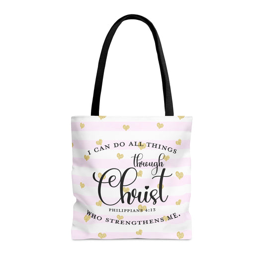 Christian Tote Bag | I Can Do All Things - Amazing Faith Designs