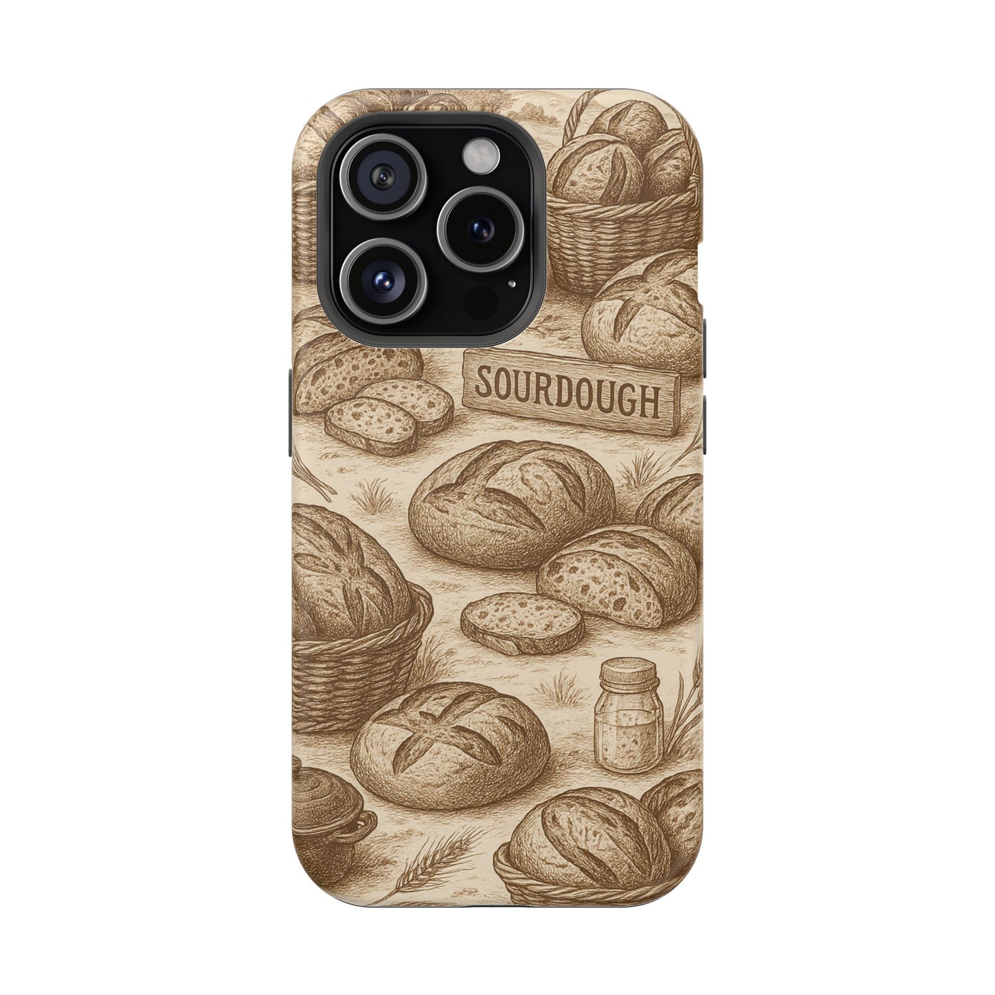 Sourdough Toile MagSafe Tough Phone Case - Amazing Faith Designs