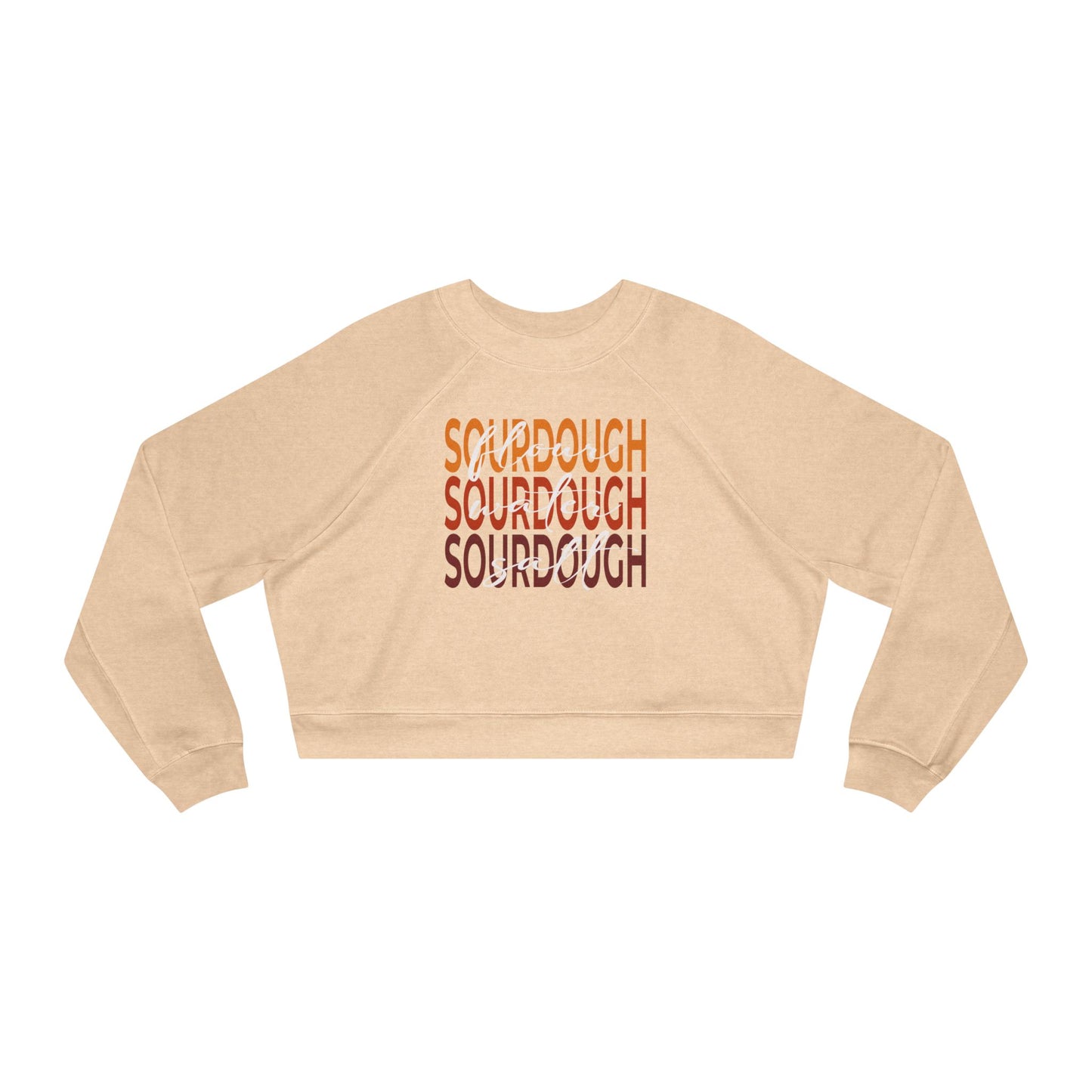 Sourdough Women's Cropped Fleece Pullover - Amazing Faith Designs