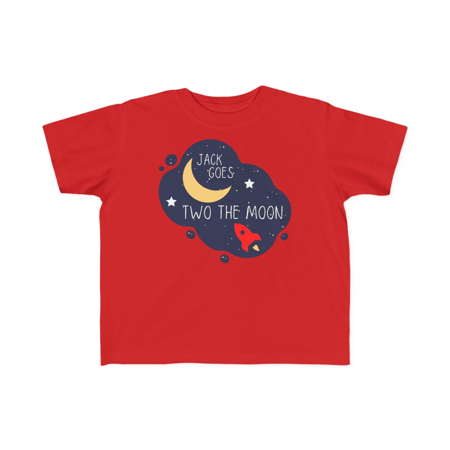 Personalized Space Second Birthday Toddler Shirt - Amazing Faith Designs