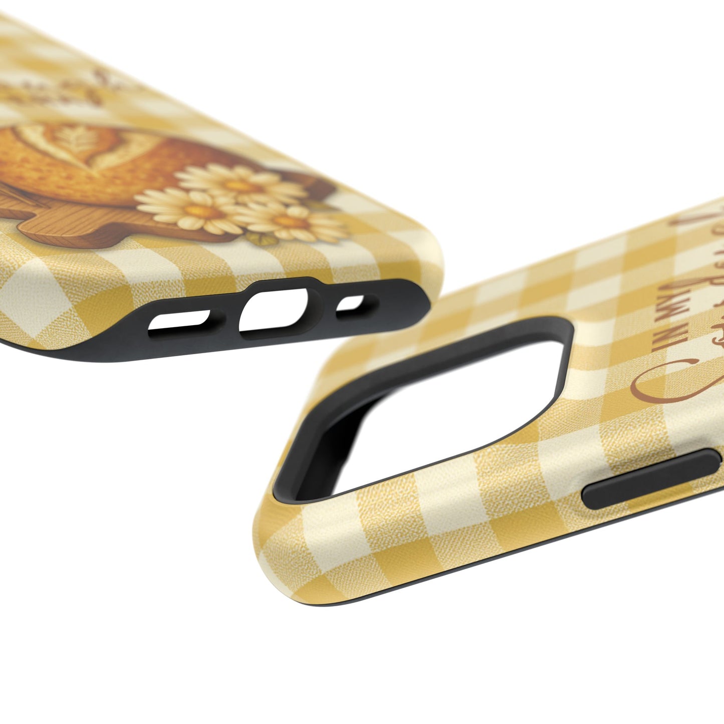 Sourdough Era Yellow Check MagSafe iPhone Case - Amazing Faith Designs