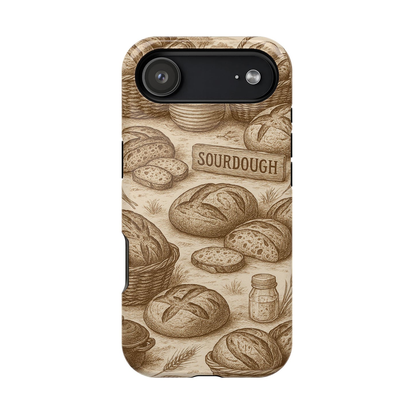 Sourdough Toile MagSafe Tough Phone Case - Amazing Faith Designs